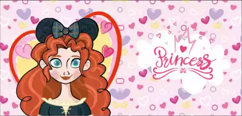 vectores plantilas PRINCESAS,DISNEY,
